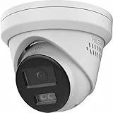 HiLook by HIKVISION Überwachungskamera aussen 4K/8MP Auflösung, ohne WLAN, LAN/PoE kabelgebunden, Kamera Überwachung außen mit KI - Bewegungsmelder, Outdoor Kamera, Nachtsicht, SD-Karten-Slot