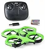 Carson Cyber Drone IR RTF – RC Quadcopter mit 360° Flip, Headless Mode, Gyro-Stabilisierung, LED-Beleuchtung, ferngesteruerte Drohne, grün