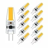 WYAANCCW G4 Led Warmweiss, 3W Bulbs Dimmbar,Replaces 20W Halogen Bulbs,AC/DC 12-24V LED Lampen,AC 12V G4 Led Stiftsocked,10er Pack