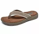 Skechers Herren Bosnien Sandalen, Beige Tan, 42 EU