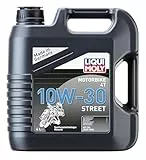 LIQUI MOLY Motorbike 4T 10W-30 Street | 4 L | Motorrad Synthesetechnologie Motoröl | Art.-Nr.: 1688, Schwarz