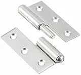 August Vormann, Bootshaken gerolltes Normenscharnier Edelstahl matt rechts, 48551