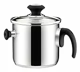 Tescoma doppelwandiger Simmertopf mit Deckel und Überdruckventil, induktionsgeeignet, Ø 16 cm, 2l