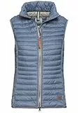 camel active Damen Steppweste | winddicht & wasserabweisend | Outdoor Weste Rauchblau, womenswear-42