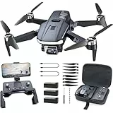 NAFYRE N11 PRO GPS Drohne mit Kamera für Erwachsene 4K UHD, 90 Min lange Flugzeit, lange Kontrollstrecke, Auto Rückkehr, Automatisches Folgen, bürstenloser Motor, 5G FPV RC Quadcopter für Anfänger