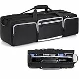 OUUTMEE 30,7' Stativtasche, Fotostativtasche mit Herausnehmbaren, Gepolsterten Trennwänden, Lichtstativtasche mit stoßfester, für Kamerastative, Einbeinstative, Lautsprecherständer und Zubehör