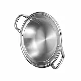 Cabilock Topf Mit Ergonomischem Griff 22 Cm Durchmesser Rostfreier Haushaltstopf Antihaftbeschichtete Multifunktionspfanne Zum Kochen