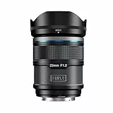 SIRUI Sniper 23mm Autofokus Objektiv, F1.2 Weitwinkel APS-C Kameraobjektiv, E Mount Objektiv für A6400, A6700, ZV-E10, FX3/30 (E Mount, Black)