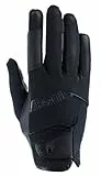 Roeckl Sports Reithandschuh Millero, Freizeit Sommer Handschuh, Schwarz 7.5