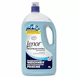 Lenor Professional Weichspüler, 200 Waschladungen, 4 l, Aprilfrisch, Unwiderstehliche Weichheit und langanhaltende Frische, für den professionellen Gebrauch