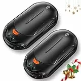 Handwärmer Wiederaufladbar Split 2 Pack,OUTJUT Handwärmer Elektrisch 6000mAh Tragbare Taschenwärmer 3 Heizmodi Schnelles Aufheizen Outdoor Sport Golf Camping im Winter