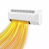 Gardtech Wandheizung Elektrisch, 2000W Keramik Heizkörper mit Fernbedienung, Timer, Elektroheizung für Innenräume，Wandheizlüfter mit Überhitzungsschutz