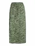 JACK & JONES Damen Jjxx Jxmaria Midi Satin Skirt Wvn Sn Rock, Loden Frost/Aop:aop, M
