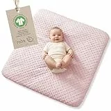 roba organic Spannbezug für Wickelauflagen Lil Planet - für Unterlagen 75 x 85 cm - Abnehmbarer Bezug aus Bio Baumwolle - GOTS zertifiziert - Rosa / Mauve