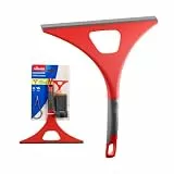 Vileda Duschabzieher mit ergonomischem Griff – Streifenfreier Abzieher Dusche für Glas, Fliesen & Spiegel – Badezimmer Wischer mit Aufhängung – Fensterabzieher 25,5 cm
