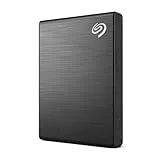Seagate One Touch SSD 1TB, bis zu 1.030 MB/s, Android-App, Mylio Create 1 Jahr, Adobe Creative Cloud Foto-Abo 4 Monate, inkl. 3 Jahre Rescue Service, Schwarz, Modellnr. STKG1000400