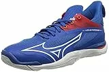 Mizuno Unisex Wave Mirage 4 Handballschuh, French Blue White Ired, 38.5 EU