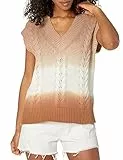 The Drop Damen Camille Cable Pullunder, Curds & Whey/Adobe, XXS