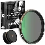 PolarPro - Vario VND - 49 mm - 2–5 Blendenstufen - Edition II - Peter McKinnon - Keine Vignettierung - Haptischer Feedback-Mechanismus - Ideal für Run-and-Gun Videografie/Filmemachen