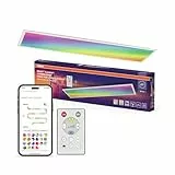 OSRAM SMART + WIFI PLANON MAGIC LED Panelleuchte, weiß, 36W, 3600lm, Weißlichtfunktion, dimmbar, dynamischer Magic-RGB Lichteffekt, lange Lebensdauer, App-steuerbar, einfache Montage, 2700-6500K