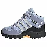 adidas Unisex Baby Terrex Mid Gore-TEX Hiking Shoes Wanderschuhe, Blue Dawn/Grey/Solar Gold, 19 EU