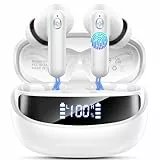 Nerunsa Bluetooth Kopfhörer, 2026 50 Std Spielzeit In Ear Kopfhörer mit ENC Noise Cancelling Mics, Kopfhörer Kabellos Bluetooth, Wasserdicht Kabellose Kopfhörer, Ohrhörer mit LED-Anzeige