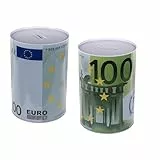 Jumbo Spardose 100 Euro Note Sparschwein Spartopf Sparbüchse Sparen Geldschein Banknote Metall Geschenkidee 22 x 15 cm