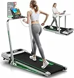 FOUSAE Laufband für Zuhause, 5 in 1 Walking Pad, 12km/h Klappbar Laufband mit 9% Steigung, 2.75HP Walking Machine & Büro mit LED-Anzeige, Fernbedienung und App, Bis 160 kg, Keine Installation