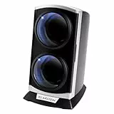 Klarstein St.Gallen Premium Uhrenbewegerr, für 2 Uhren, LED Beleuchtung, 3 Drehmodi, schwarz-blau