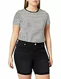 ONLY Carmakoma Women's CARLAOLA HW Shorts BB AZG573 DNM Jeansshorts, Black, 48