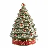 Villeroy & Boch – Toy's Delight Spieluhr Weihnachtsbaum Grün, Weihnachten Spieluhr, Weihnachtliche Spieluhr, Weihnachtsbaum Keramik, Spieluhr Weihnachten Mit Musik, Weihnachtsdeko, Porzellan