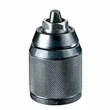 DEWALT 1-tlg. Schnellspann-Bohrfutter (1,5 - 13 mm Spannbereich, Ausführung Metall/HM-Spannbacken, Aufnahme 1/2 Zoll x 20 UNF) DT7046