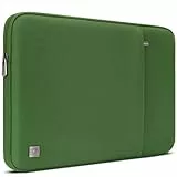 DOMISO Laptoptasche 14 zoll Laptop Hülle Tasche Kompatibel mit 15 Zoll MacBook Air M4/A3241 M3/A3114 M2/A2941,Wasserabweisend Laptophülle Sleeve,Avocado Grün