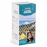 NieKilig Katzennetz für Balkon ohne Bohren, Transparent Katzengitter Balkon Wetterfest UV-Beständig Katzenschutz für Fenster Tür Terrasse Balkongitter Auch, Dachluken (6x3m)