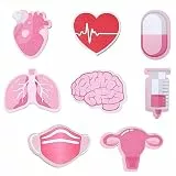 TIESOME 5-12CM Lustige Krankenschwester Haftnotizen, 240 Blatt Selbstklebende Haftnotizzettel Medizinisch haftnotizen lustig Selbstklebende Haftnotizzettel Farbig Notizblöck