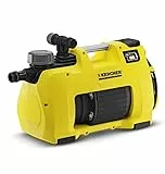 KÄRCHER Gartenpumpe BP 3 Home & Garden (Optimales Ansaugen sowie konstanter Druck mit zwei Wasserausgängen, flexiblem T-Anschlussstutzen, Vorfilter, Rückschlagventil sowie Automatik-Start-/Stopp)