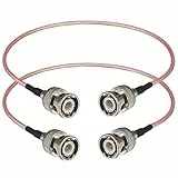 Boobrie RG316 BNC Stecker auf Stecker Kabel 30CM 2 Stück BNC Koaxialkabel 50Ohm HD-SDI Kabel für CCTV DVR Videosignale Antenne Tragbarer Amateurfunkscanner