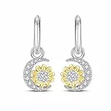 QIKAOLA 925 Sterling Silber Creolen für Frauen - Bunte, Hypoallergene Ohrringe für Damen und Mädchen