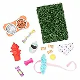 Glitter Girls Puppenzubehör – Haustier Zubehör Set mit Hundeleine, Futter, Hundespielzeug – Puppen Accessoires, Spielzeug für Kinder ab 3 Jahre