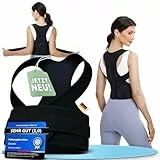 GERADIX Haltungskorrektur Damen Herren Rückenstützgürtel Haltung Korrektur Gurt Back Posture Corrector Verstelbare Haltungstrainer Rückengurt für Schulter Nacken + Ebook Leitfaden (XL)