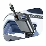 Zigarettenanzünder USB C, Super Kompakt Auto Ladegerät 57W Ladekabel Auto, 3 in 1 USB Kfz Ladegerät USB C, Einziehbares Car Charger mit iPhone17/16/15 Pro Max//Galaxy S25 Ultra/S24/Pixe