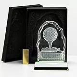 Longridge Challenger Drive Golftrophäe, klar, 130 mm