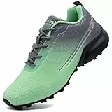 Dhinash Traillaufschuhe Herren Laufschuhe Trekking- & Wanderschuhe Turnschuhe Sneaker Sportschuhe Walkingschuhe Outdoor Fitnessschuhe Straßenlaufschuhe Grün Grau Gr.44