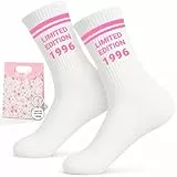 Scinzene Geschenk 30. Geburtstag Frau Set – Limited Edition 1996 Socken Aus 100% Baumwolle(36-44) Mit Schlüsselanhänger & Geschenkbeutel Für 30 Geburtstag Frauen, 30. Geburtstag Frauen Geschenkidee ﻿
