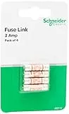 Schneider Electric Exclusive Sicherungskartusche 3 A, sortierte Sicherungen, Netzteil, Haushalt, UK, Schwarz, 4er-Pack - 400112