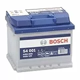 Bosch S4 001 Autobatterie 44 Ah - 440 A - 12 V, Blei-Säure-Batterie für Fahrzeuge ohne Start-Stopp-Automatik - Polarität: links - rechts +, 207 x 175 x 175 mm