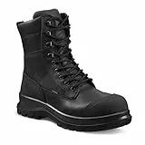 Carhartt Herren Detroit Rugged Flex® Wasserfester, 20 cm hoher S3-Sicherheitsstiefel, Schwarz, 44