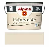 Alpina Farbrezepte Innenfarbe – Sanftes Cashmere matt – Wandfarben für einzigartige Farbwirkungen und Raumstimmungen – atmungsaktiv, tropfgehemmt und strapazierfähig – 2,5L