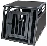 Kerbl Pet Transportbox Vacation, aus Alu 77x55x50cm, Graphite