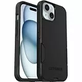 OtterBox Commuter Hülle für iPhone 16e, 15, 14, 13, sturzsicher, schützende Hülle, 3X getestet nach Militärstandard, Schwarz, Keine Einzelhandelsverpackung